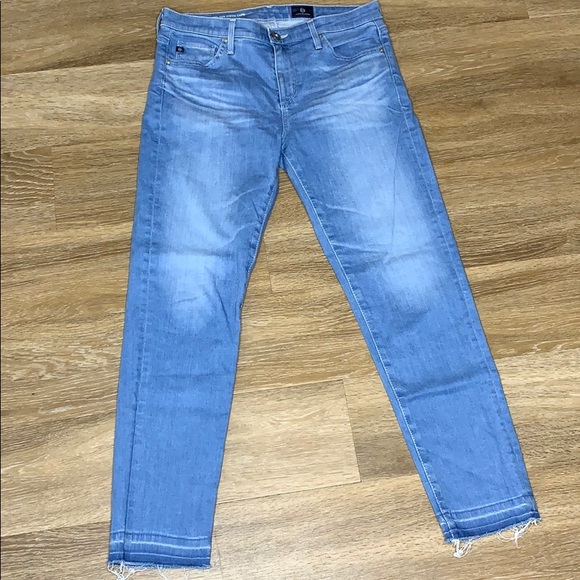 Ag Adriano Goldschmied Pants - AG Adriano Goldschmied Mid rise straight Capris